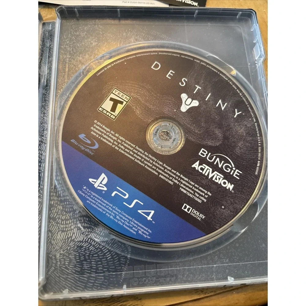 Destiny PlayStation 4 PS4 Game Steelbook Excellent Condition